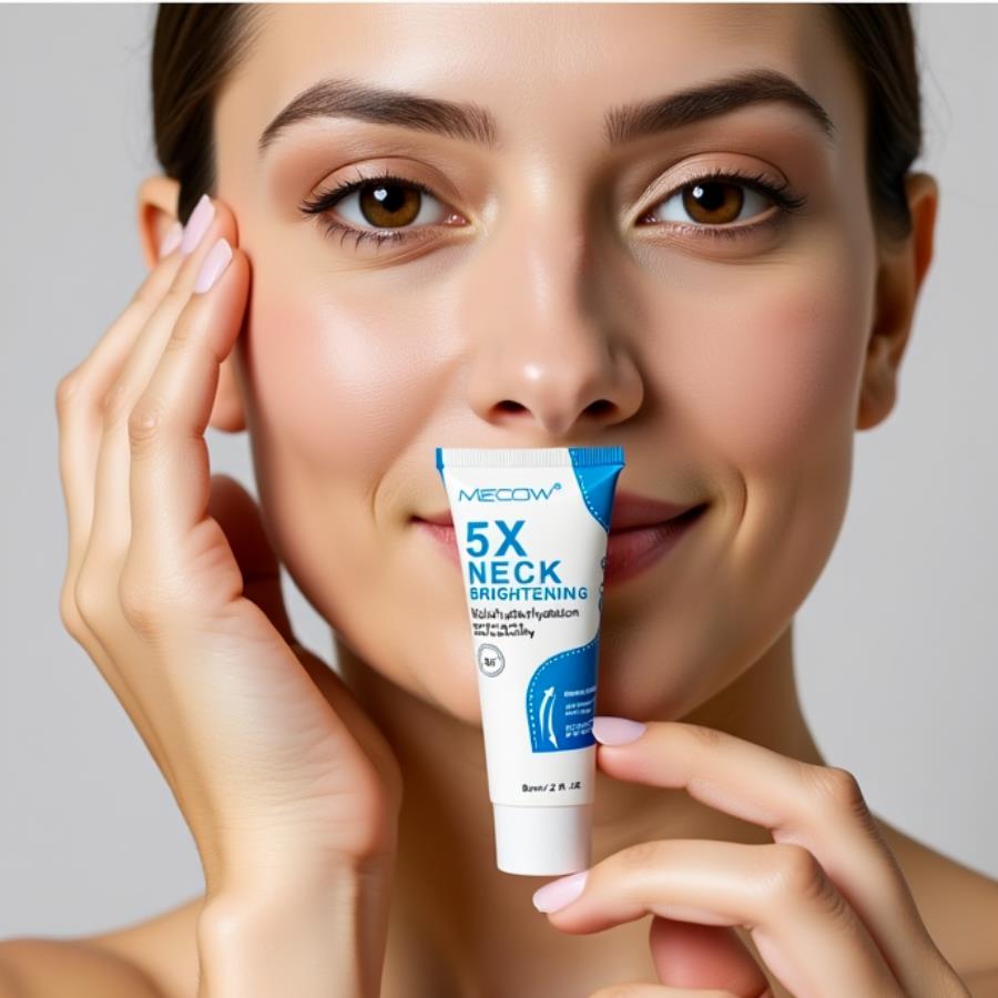 Mecow 5X Neck Brightening – Crema Iluminadora y Reafirmante para el Cuello (80ml)